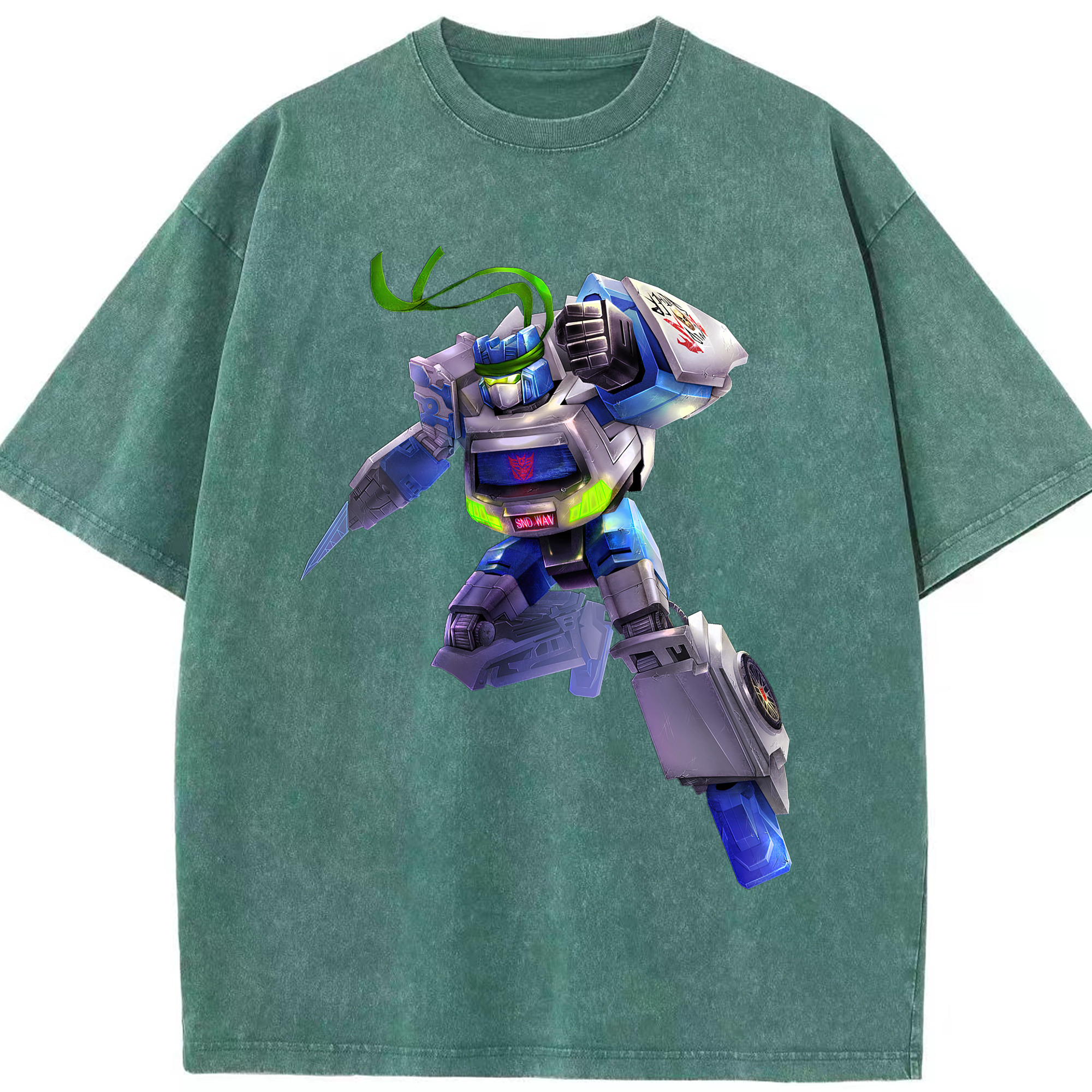 （画像用）  綿100% ヴィンテージ風 半袖Tシャツ（フロントプリント）